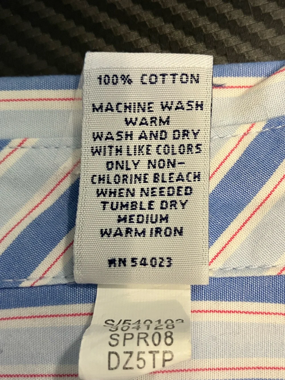 GAP Red White and Blue Vertical Stripe Pure Cotton Button down Shirt - Picture 6 of 7